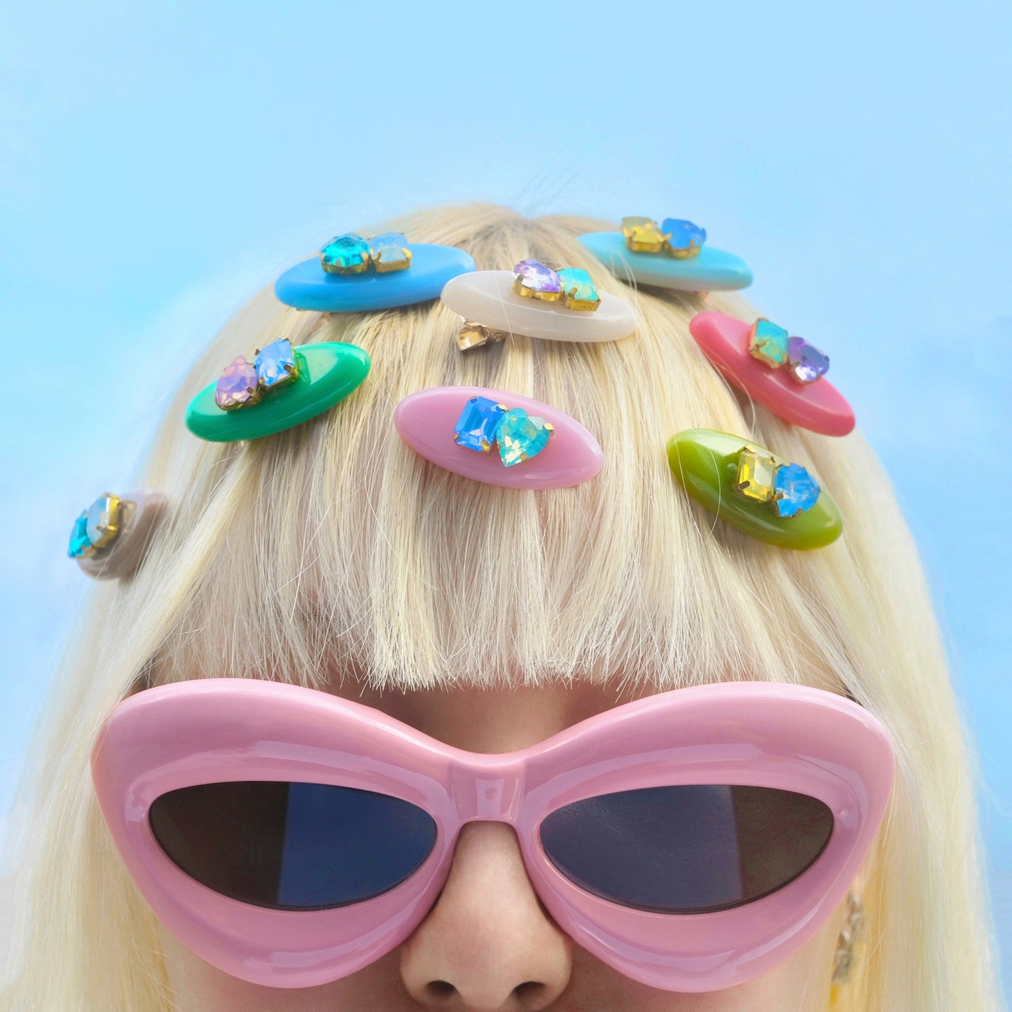 Candy Cult Hair Clips Set - 8pcs