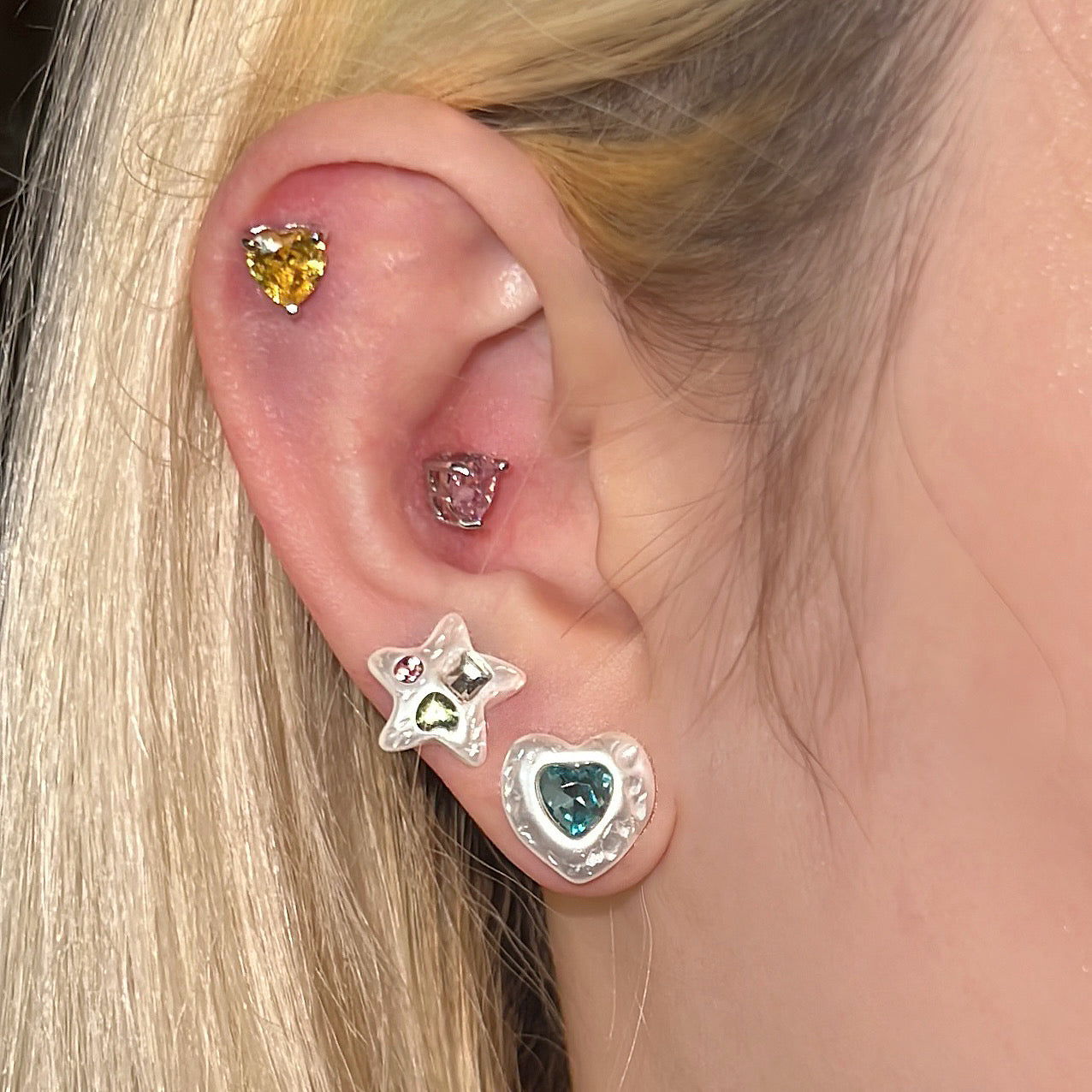 Cosmic Love Studs - 2pcs