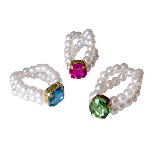 Golden Mirage Rings Set - 3pcs