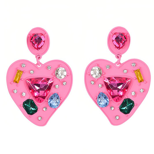 PInk Religion Earrings - 2pcs